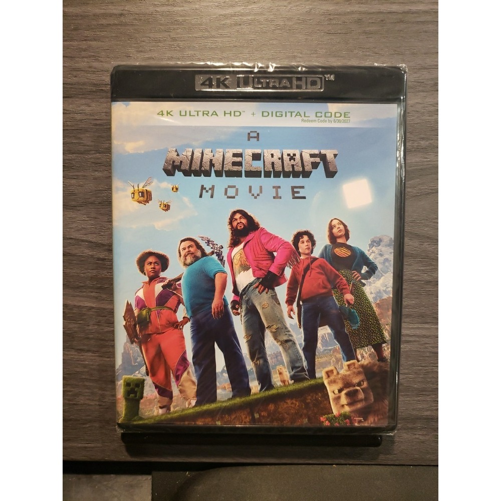 A Minecraft Movie (4K + Digital)  W/Slipcover NEW Digital - Picture 4 of 4